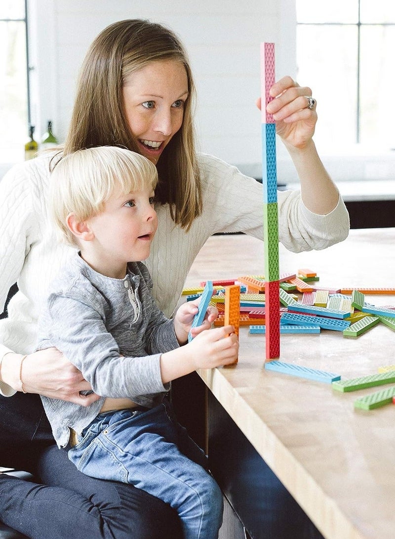 Tegu 200 Piece Perfect Blocks Building Set, Multicolor - Image 2